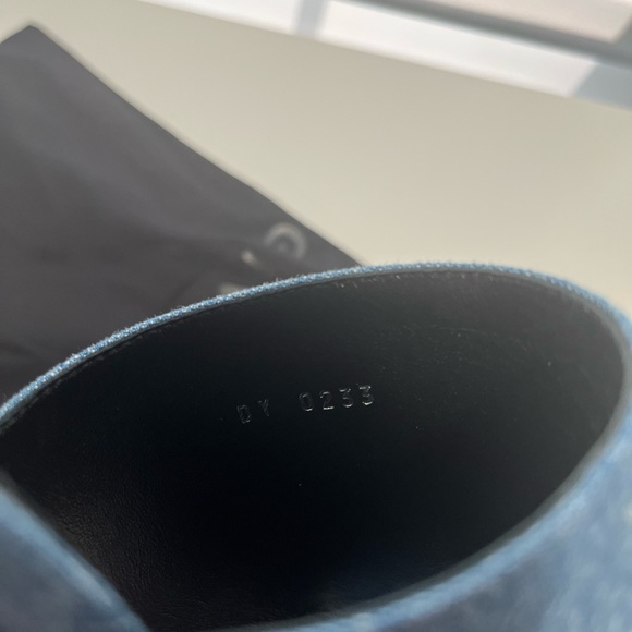 [New-Authentic] Givenchy G Cube Heel Mules - Medium Blue - Picture 9 of 12